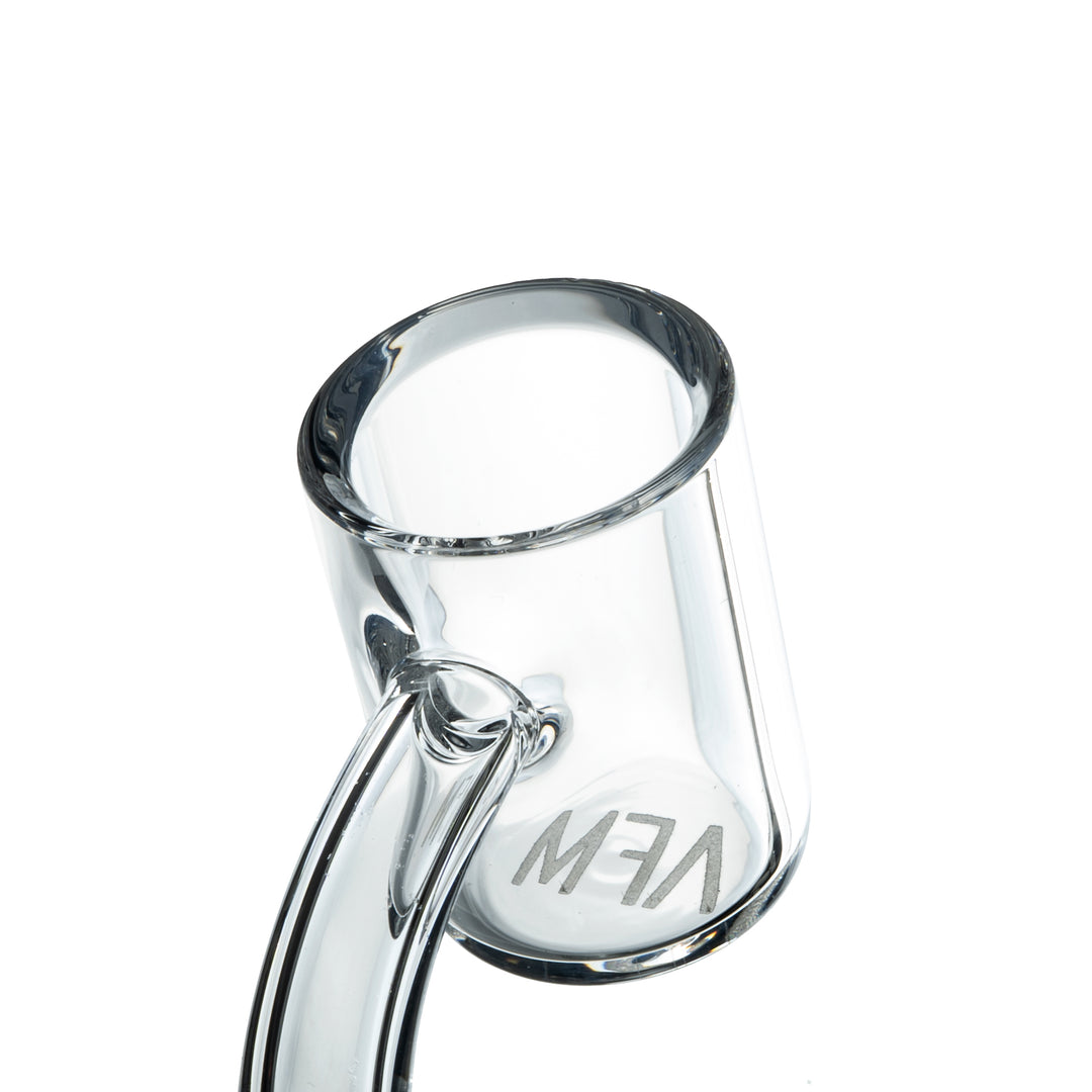 AFM Beveled Edge Quartz Dab Banger – 3 mm Thick, 25 mm Bucket | AFM Smoke