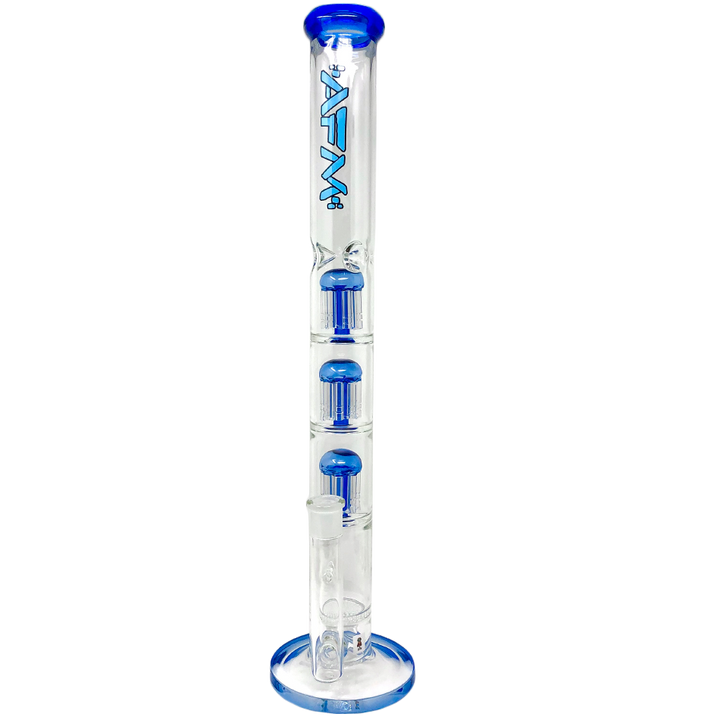 21" AFM Ripper Triple Tree Perc 7mm Glass Straight Tube Bong | AFM Smoke