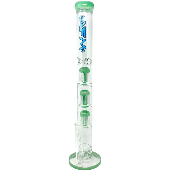 21" AFM Ripper Triple Tree Perc 7mm Glass Straight Tube Bong | AFM Smoke