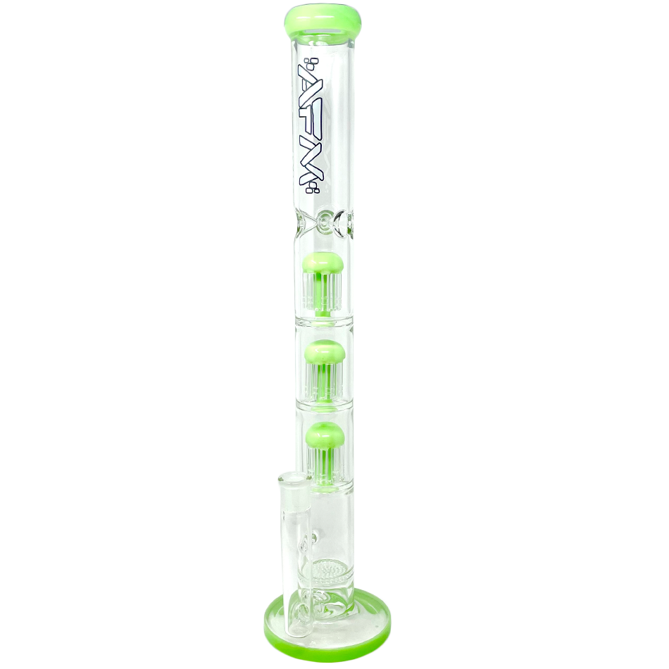 21" AFM Ripper Triple Tree Perc 7mm Glass Straight Tube Bong | AFM Smoke