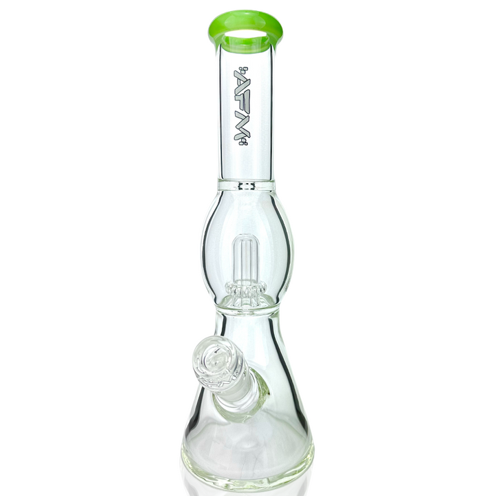 12-Inch AFM UFO Color Lip Beaker Bong — UFO Perc Borosilicate Water Pipe