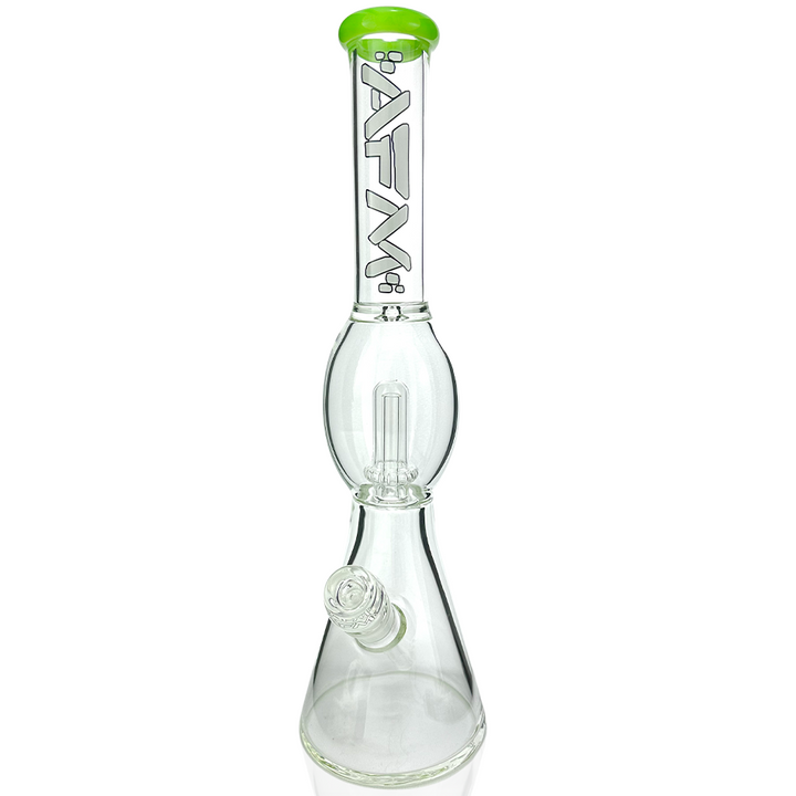 18-Inch AFM Flying Saucer Color Lip Beaker Bong — UFO Perc Borosilicate Water Pipe