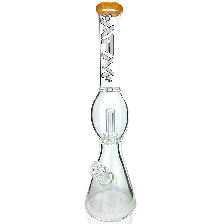 18" AFM Glass Flying Saucer Color Lip Beaker Bong – UFO Perc Water Pipe | AFM Smoke