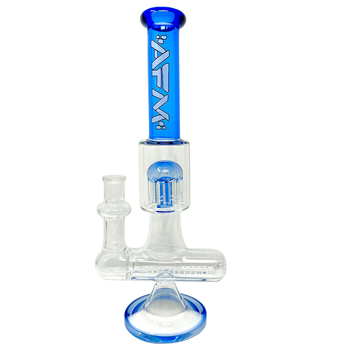 AFM 12-Inch Sidewinder Inline Perc Bong — Borosilicate Glass Water Pipe