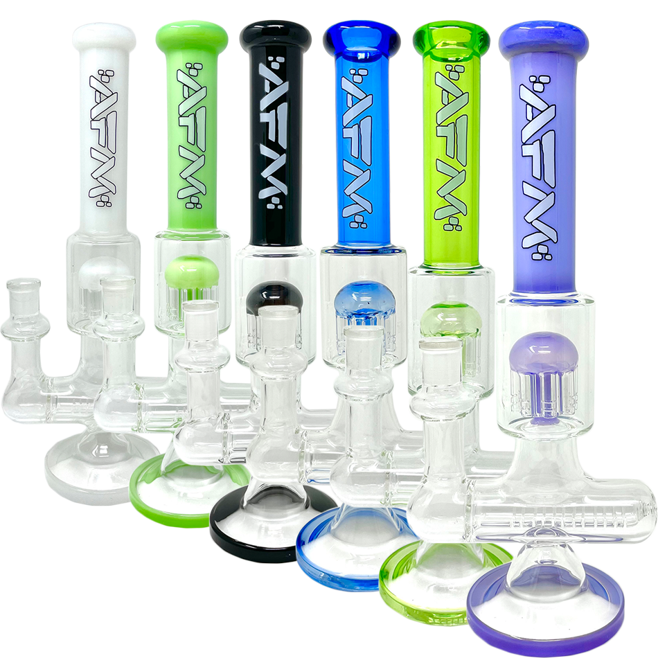 AFM 12″ Sidewinder Inline Perc Bong | AFM Smoke