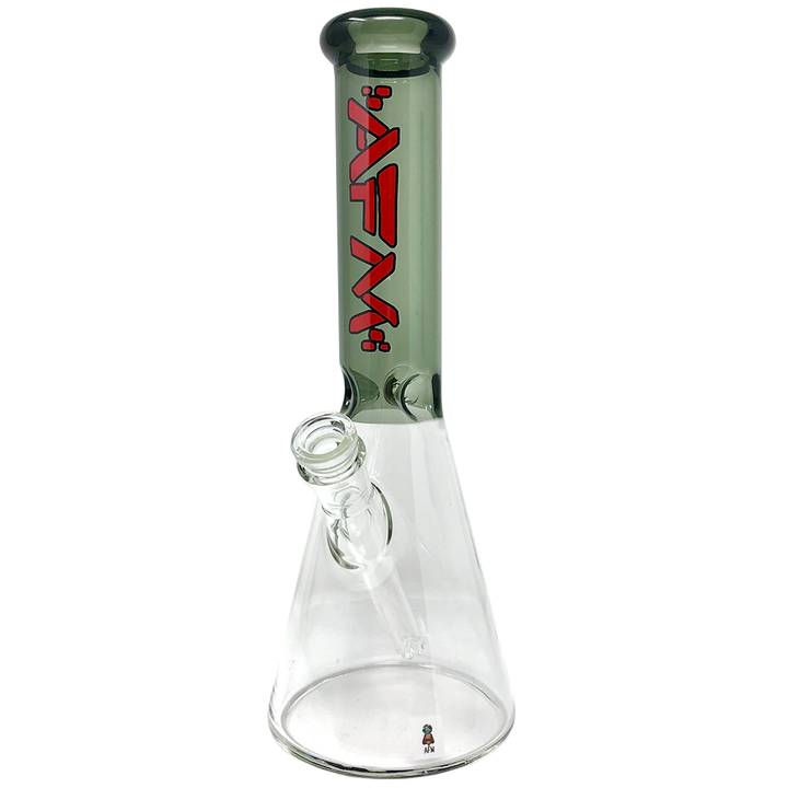 12" AFM Glass Extraterrestrial Colored Glass Sleeve Beaker Bong | AFM Smoke