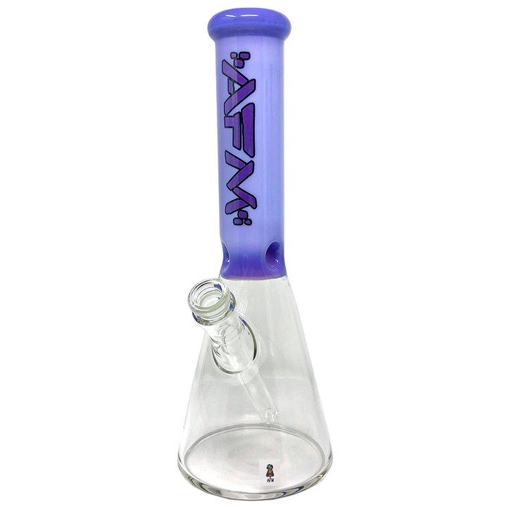 12" AFM Glass Extraterrestrial Colored Glass Sleeve Beaker Bong | AFM Smoke