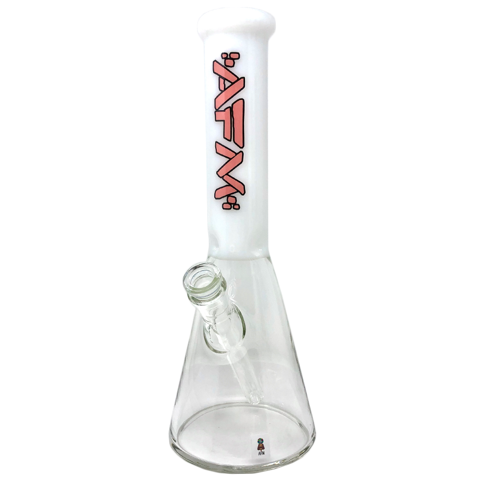 12" AFM Glass Extraterrestrial Colored Glass Sleeve Beaker Bong | AFM Smoke