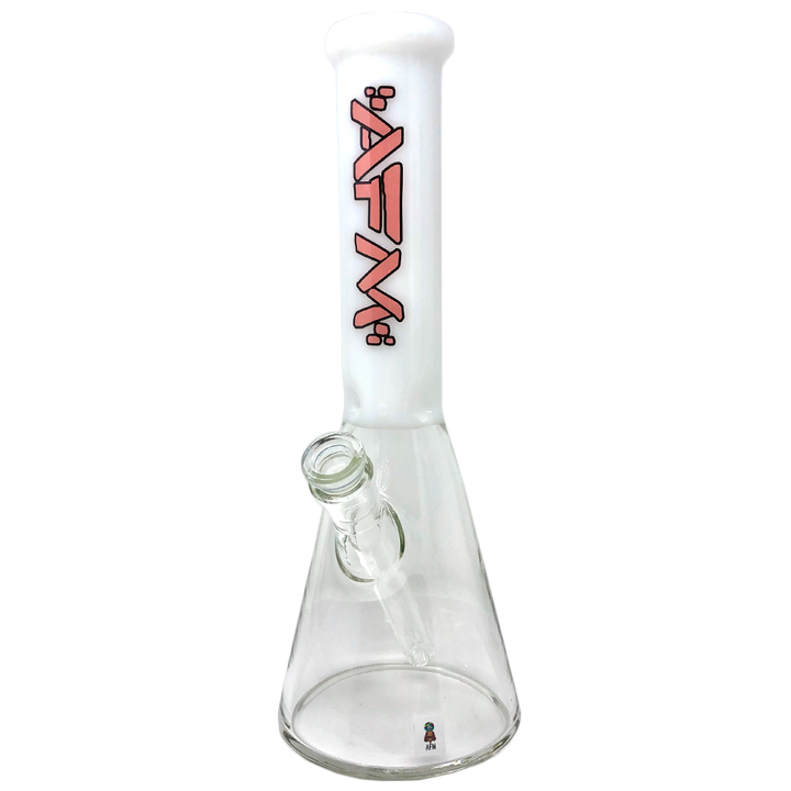 12" AFM Glass Extraterrestrial Colored Glass Sleeve Beaker Bong | AFM Smoke