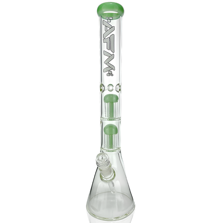 18" AFM Double Hitter 5mm Glass Beaker Bong