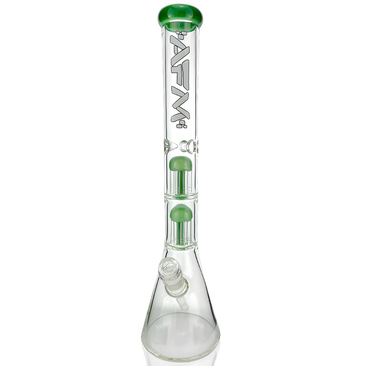 18" AFM Double Hitter 5mm Glass Beaker Bong