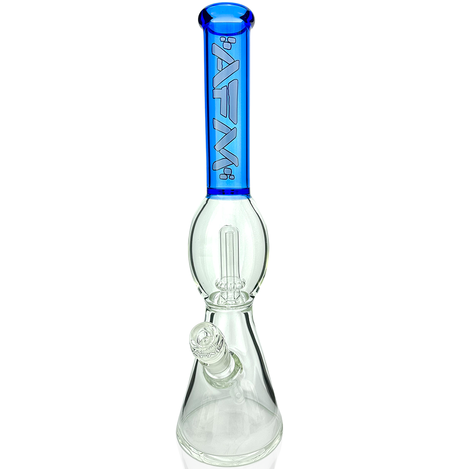 18" UFO Color Sleeve Glass Beaker Bong