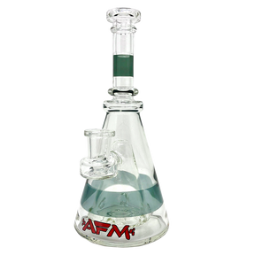 8" AFM Pyramid Clear Glass Dab Rig
