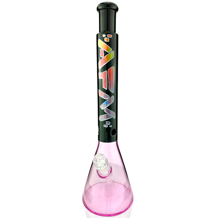 18" AFM Mind Expander Pink Glass Beaker Bong | AFM Smoke