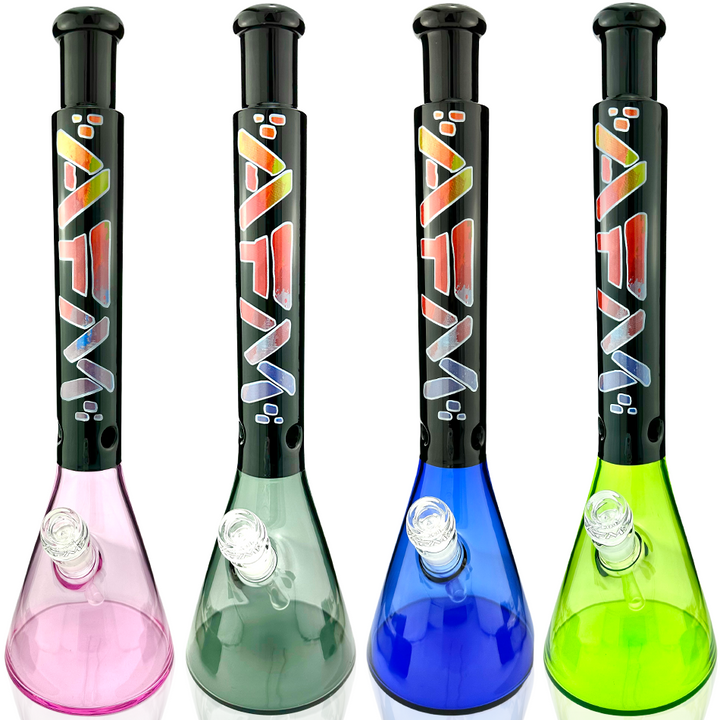18" AFM Mind Expander Pink Glass Beaker Bong | AFM Smoke