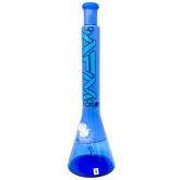 18" Quasar Glass Beaker Bong - Double Blues