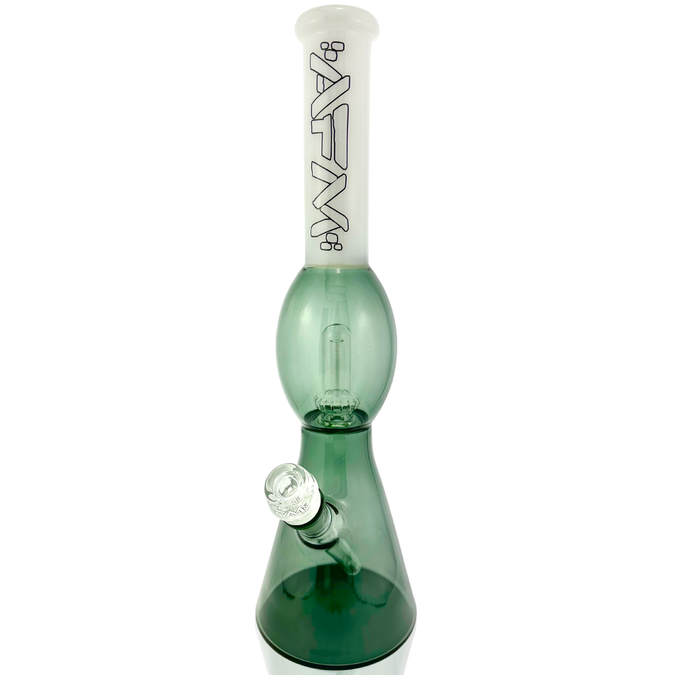 18" AFM UFO Double Color Glass Beaker Bong | AFM Smoke