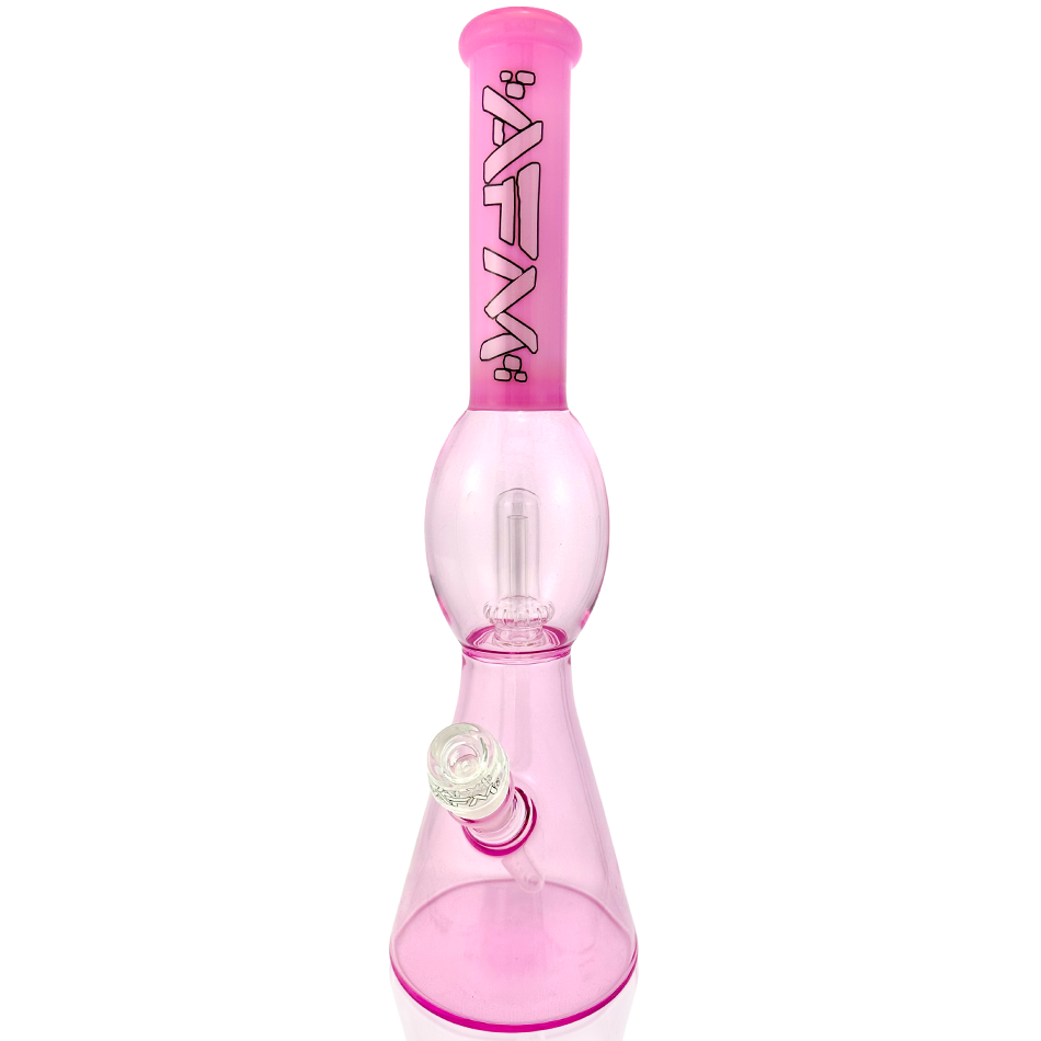 18" AFM UFO Double Color Glass Beaker Bong | AFM Smoke