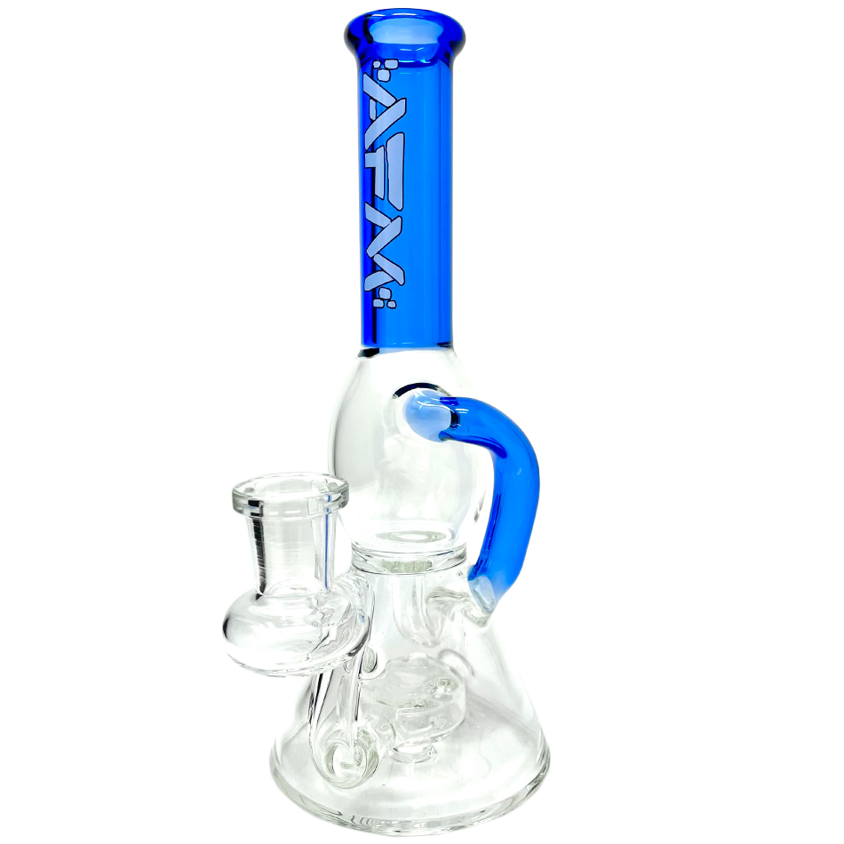 AFM 8″ Bubble Glass Recycler Dab Rig