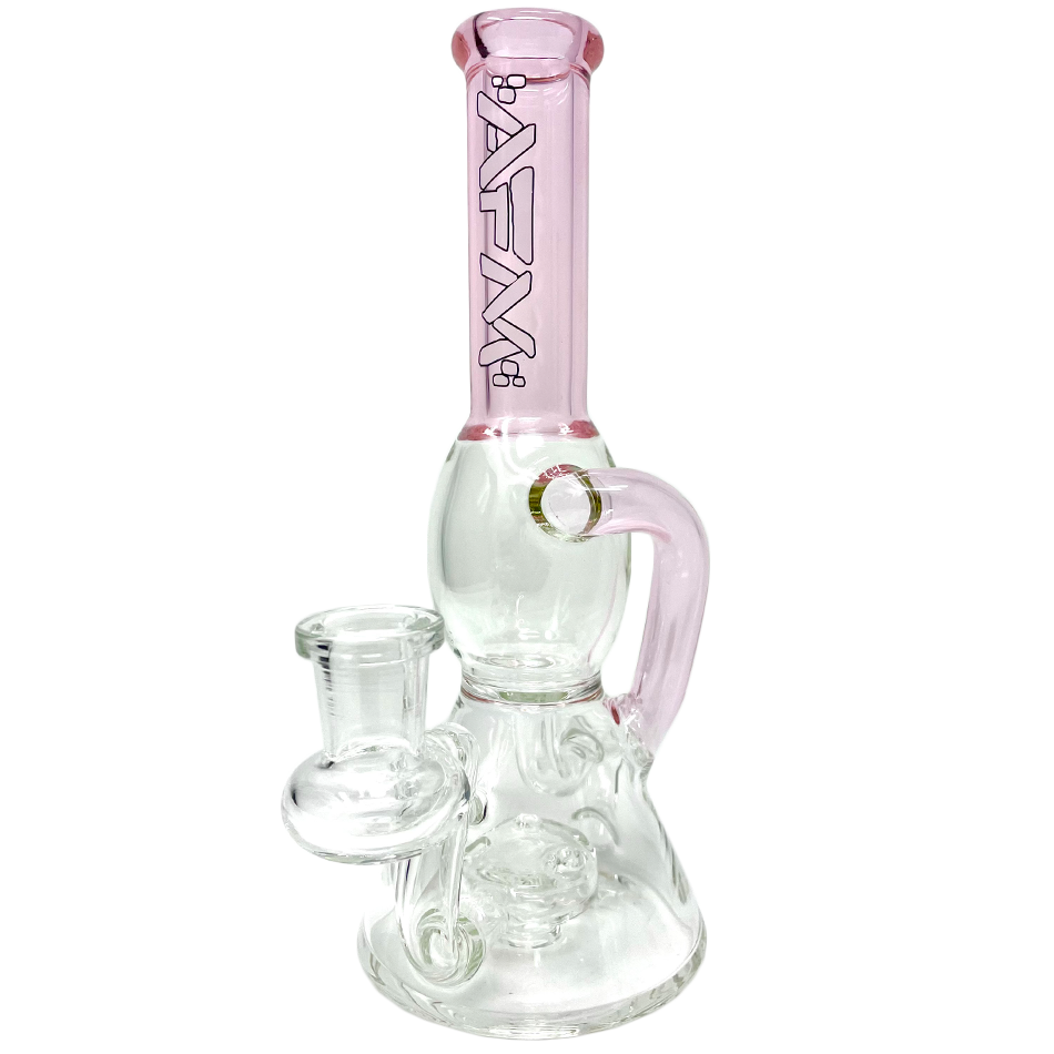 8" Bubble Glass Recycler Dab Rig