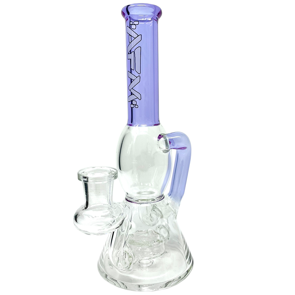 AFM 8″ Bubble Glass Recycler Dab Rig