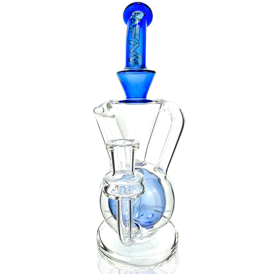 9.5" AFM Magic Ball Clear Glass Recycler Dab Rig