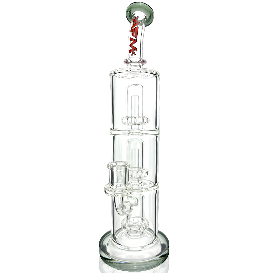 10" AFM Glass UFO Triple Perc Glass Dab Rig