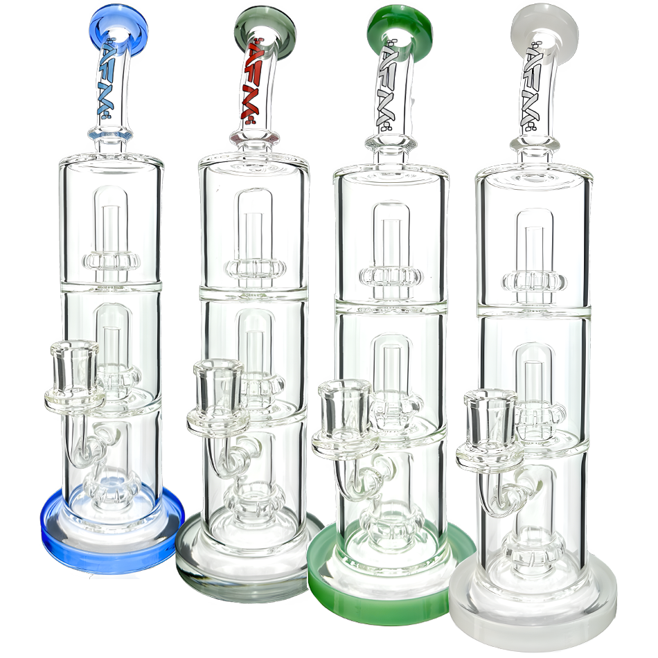 10" AFM Glass UFO Triple Perc Glass Dab Rig