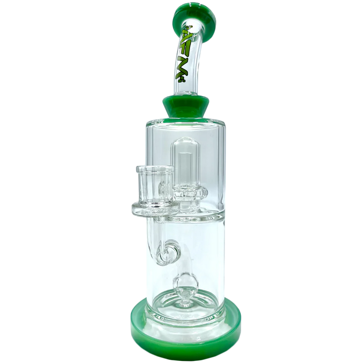 10" AFM Dot Double Perc Glass Dab Rig | AFM Smoke