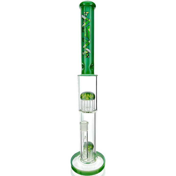 AFM 19″ Double Hitter Reversal Straight Tube Bong