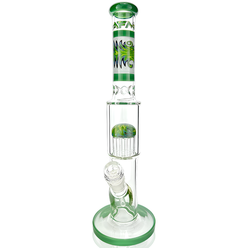 18" AFM Reversal Glass Straight Tube Dab Rig – Borosilicate straight tub