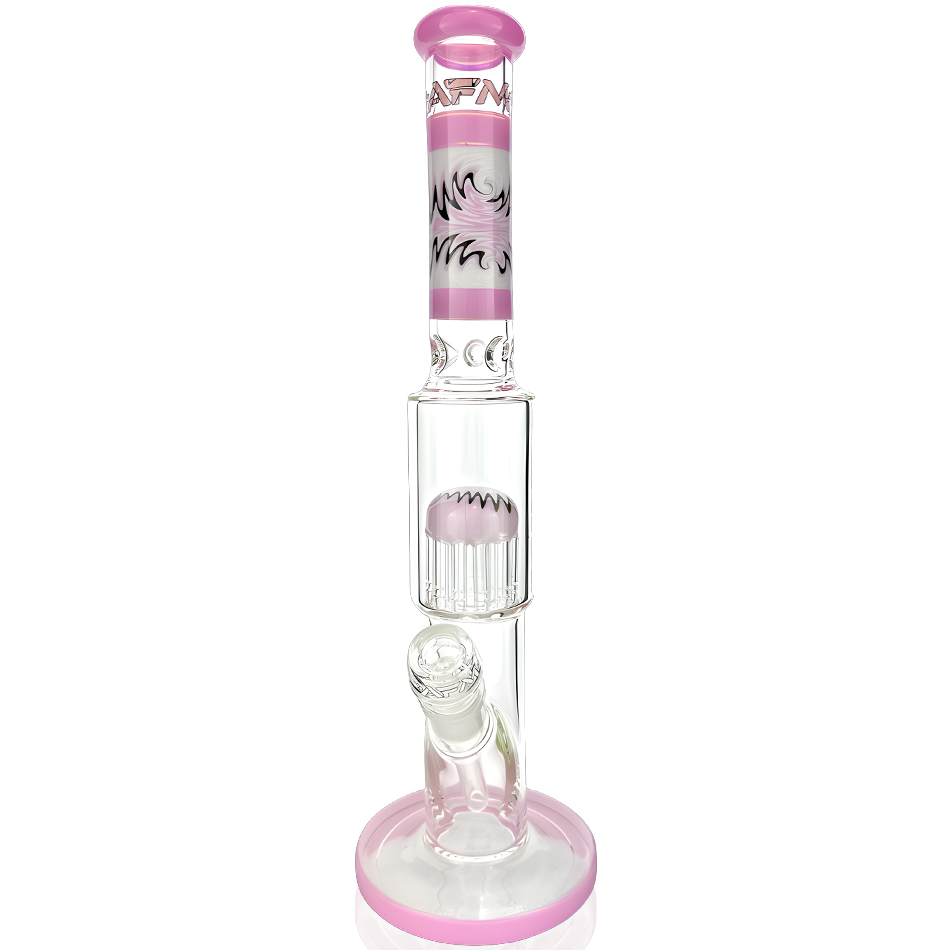 18" AFM Reversal Glass Straight Tube Dab Rig – Borosilicate straight tub