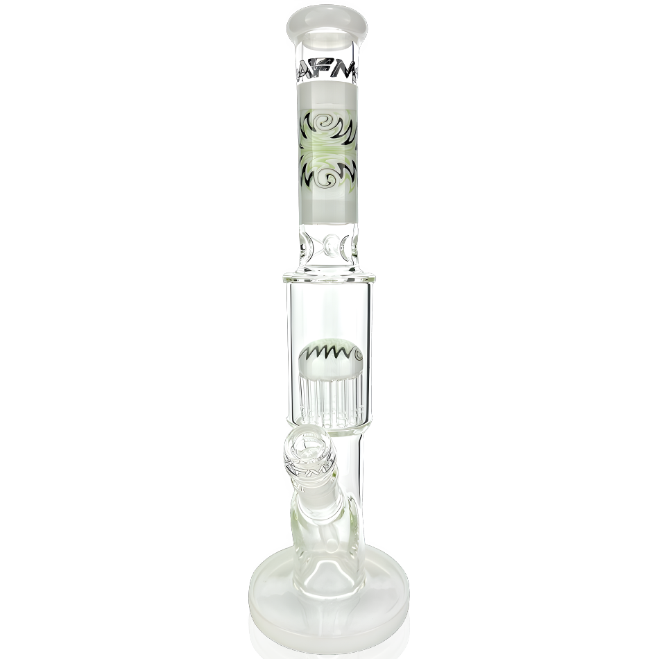18" AFM Reversal Glass Straight Tube Dab Rig – Borosilicate straight tub