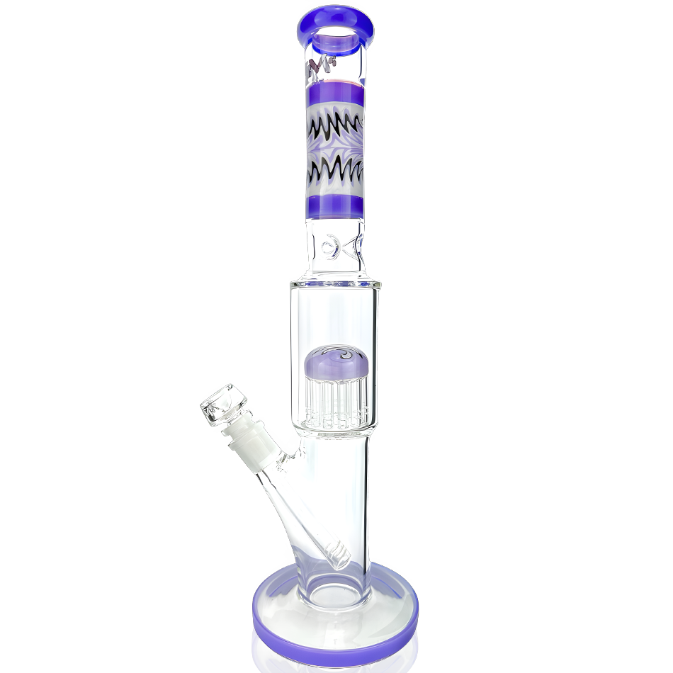18" AFM Reversal Glass Straight Tube Dab Rig – Borosilicate straight tub