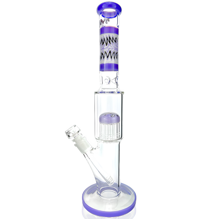 18" AFM Reversal Glass Straight Tube Dab Rig – Borosilicate straight tub