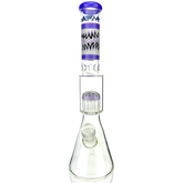 16" AFM Glass Reversal Arm Perc Glass Beaker Bong