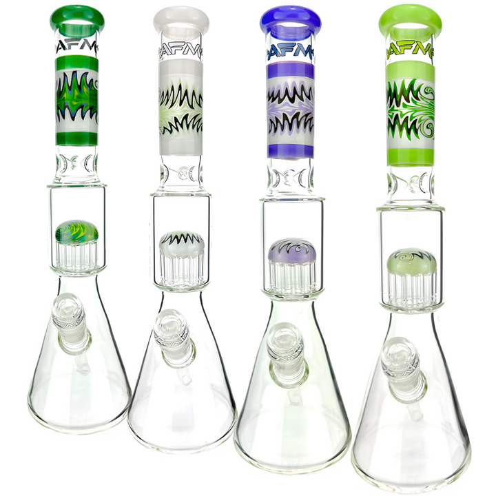 16″ AFM Reversal Arm Perc Beaker Bong – 12-Arm