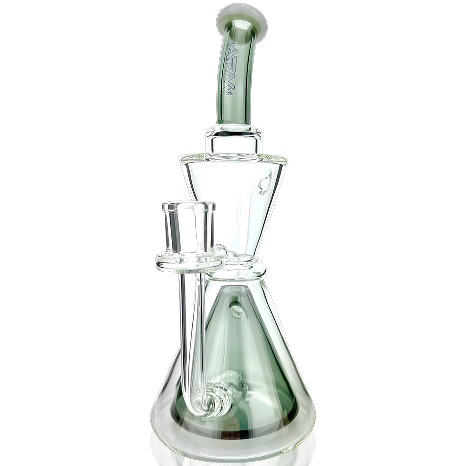 AFM 9″ Pyramid Perc Recycler Dab Rig