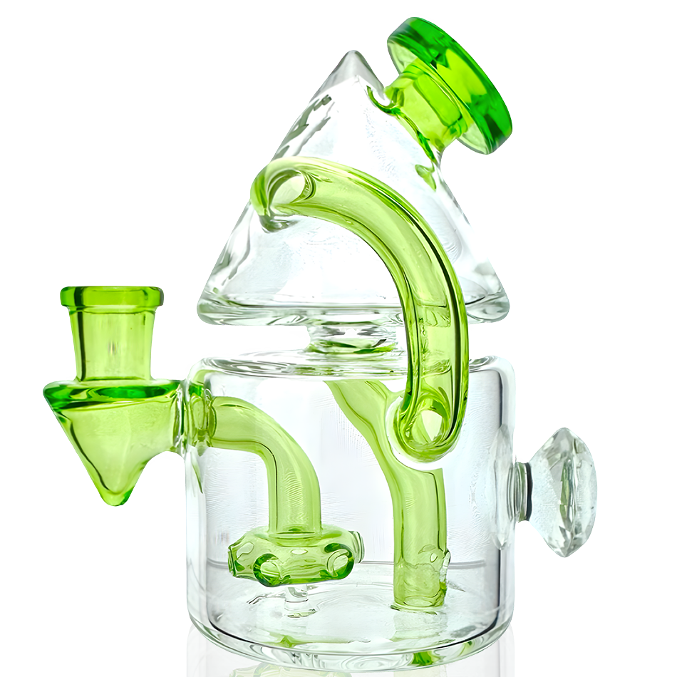5.5" Spaceship Glass Recycler Dab Rig
