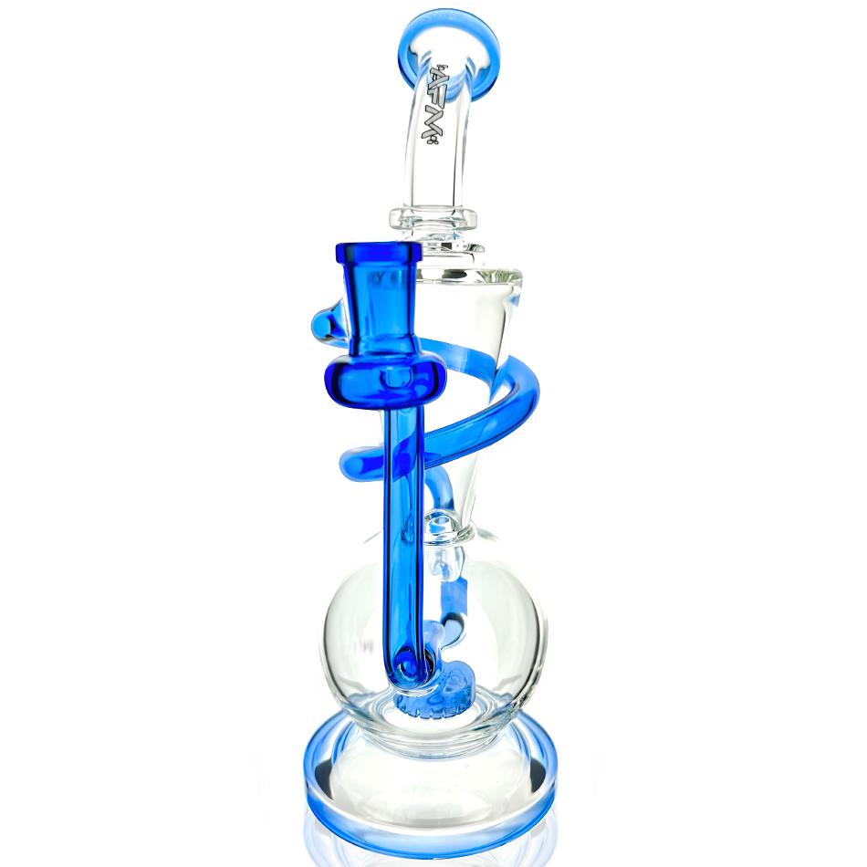 AFM 10.5″ Swirly Wiry Recycler Dab Rig