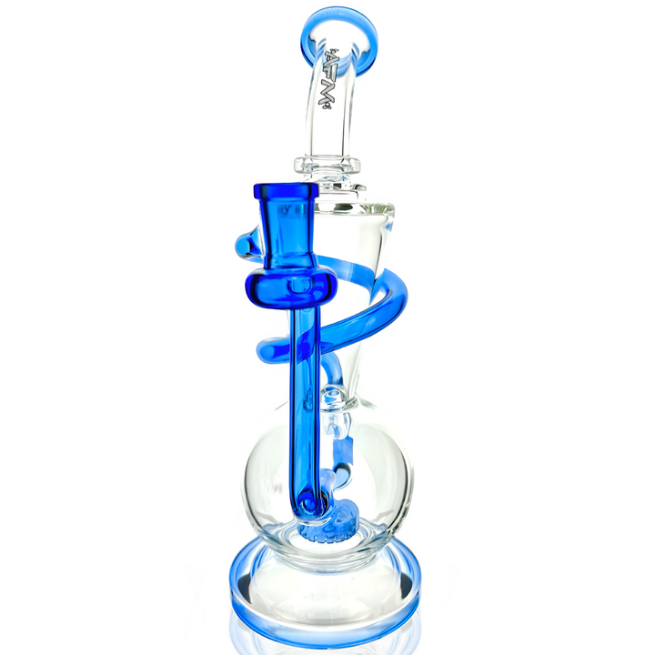 AFM 10.5″ Swirly Wiry Recycler Dab Rig