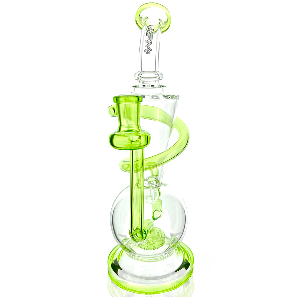 AFM 10.5″ Swirly Wiry Recycler Dab Rig