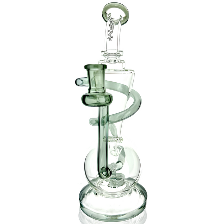 AFM 10.5″ Swirly Wiry Recycler Dab Rig