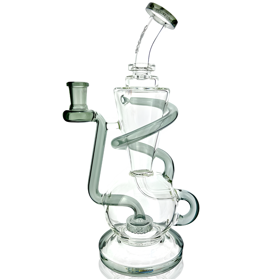 AFM 10.5″ Swirly Wiry Recycler Dab Rig