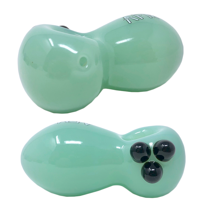 3.5" AFM Egg Colored Borosilicate Glass Hand Pipe | AFM Smoke