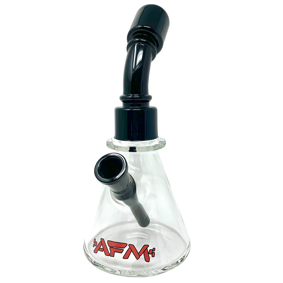8" AFM One Shot Clear Glass Mini Dab Rig | AFM Smoke