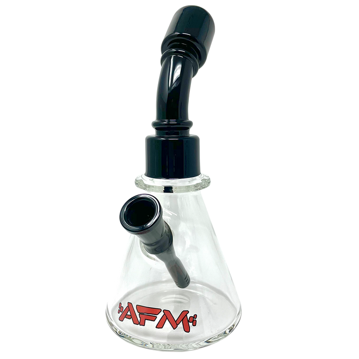 8" AFM One Shot Clear Glass Mini Dab Rig | AFM Smoke