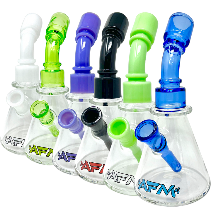 8" AFM One Shot Clear Glass Mini Dab Rig | AFM Smoke