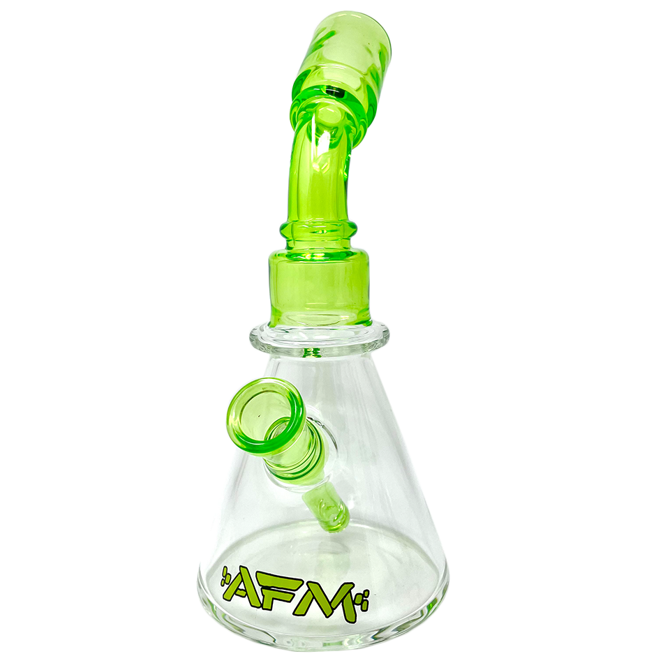 8" AFM One Shot Clear Glass Mini Dab Rig | AFM Smoke