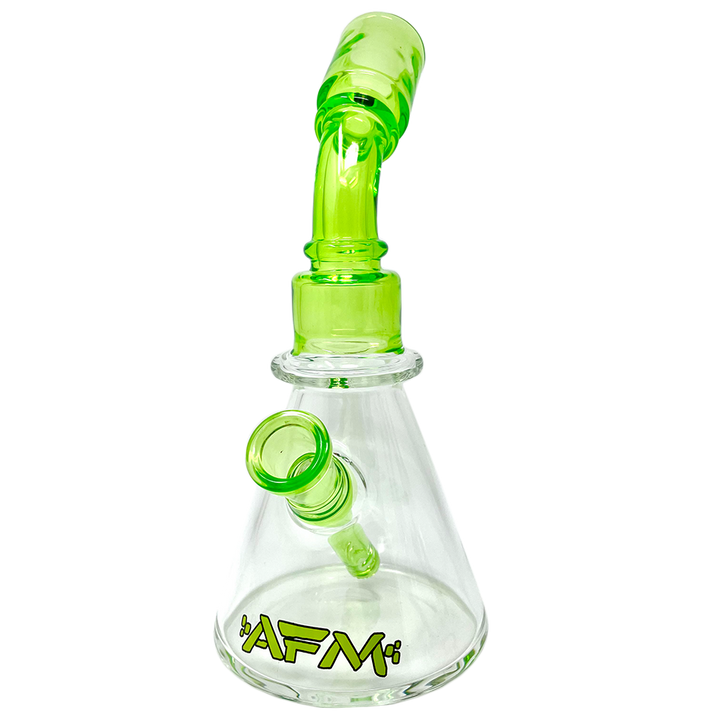 8" AFM One Shot Clear Glass Mini Dab Rig | AFM Smoke